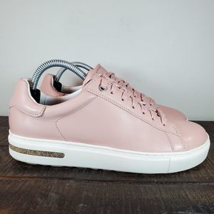 Birkenstock Bend Low Womens Size 5 EU 36 Narrow Leather Casual Shoes Pink White